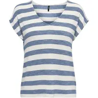ONLY Shirt saffier / wit