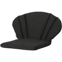 Madison Tuinstoelkussen Elegance Rib Black