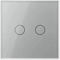 Livolo | Grijs | 2 | Dimmer | Wisselschakelaar - Bekijk hier!