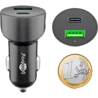 Clementoni USB autolader | USB-C PD en USB-A QC | 48W