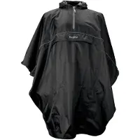 Ralka Regenponcho Waterdicht & Reflectie - Zwart - Volwassenen