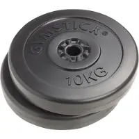 Gymstick vinyl schijven 2 x 10 kg 30 mm