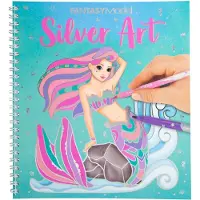 Topmodel Fantasy Model Silver Art kleurboek
