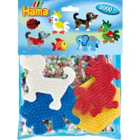 Hama Strijkkralen met 4 Grondplaten 3000 Stuks