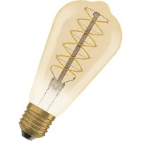 Osram LED lamp E27 | Edison ST64 | Vintage 1906 Spiral | Goud | 2200K | Dimbaar | 4.8W (37W)