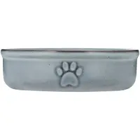 Mason Cash Reactive Paw Grote Hondenbak, 18 cm diameter, 950 ml inhoud, ideaal voor middelgrote tot grote honden, duurzaam aardewerk, vaatwasser- en vriezerbestendig