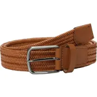 Lloyd Gevlochten riem beige, Effen