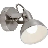 Briloner Leuchten SOFT - wandlamp - plafond spot - 1 lichts - draai- en kantelspot - vintage / retro-design - max. 40 Watt - 15,6 x 10 cm