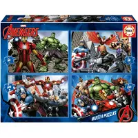 Educa - Marvel Avengers multi 4 puzzel 50-80-100-150 stukjes