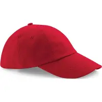 Beechfield Laag profiel pet in drillkatoen B58 - Classic Red - One size