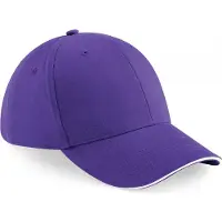 Beechfield Pack 50 Pet Athleisure met 6 panelen Purple/White - Beechfield B20 - Maat One Size
