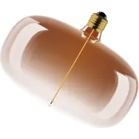 Ledvance LED Vintage Big Elipse E27 4W 818 Filament bruin dimbaar 4W,, bruin / roest, Glas, E27 LED-lamp