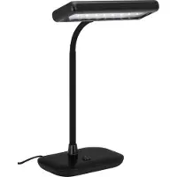 Briloner Daylight – Bureaulamp led – daglichtlamp – koudwit licht tafellamp – draaibaar & zwenkbaar – h.: 44cm – zwart
