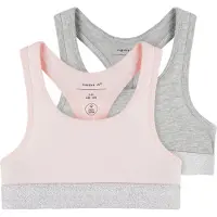 Name it BH grijs gemêleerd / pastelroze / zilver
