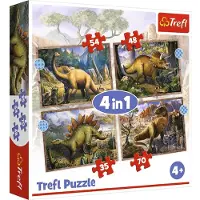 Trefl 4in1 - Interesting dinosaurs