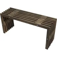 EcoFurn D-bench 100 pine grey oiled L 100 cm