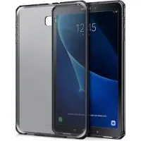 Itskins , Hoesje geschikt voor Samsung Galaxy Tab A 10.1 2016 - Spectrum Series Semi-hardcase, Transparant zwart