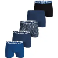 Björn Borg 5-pack boxershorts cotton stretch – /print