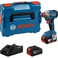 Bosch GDX 18V-285 Accu slagschroevendraaier/slagmoeraanzetter | Inclusief 2x GBA 18V 4,0 Ah & Lader GAL 18V-40 - 06019N2102
