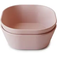Mushie Kommen Set Vierkant Blush 2 Stuks
