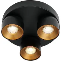Nordlux Pitcher Ø27cm LED Opbouwspot | 3x GU10 Max 10W | Dimbaar | Zwart