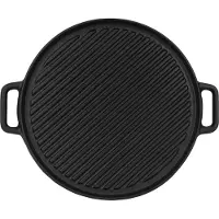 Krumble Grillplaat BBQ - Gietijzer - 30 x 36 x 2,5 cm