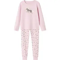Name it Nachtkledij grijs / mauve / rosa / wit