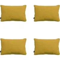 Madison sierkussen panama mustard ca. set van 4