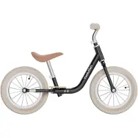 Yvolution - Velo Classic - Loopfiets – Vintage Zwart – Verstelbaar zadel en stuur