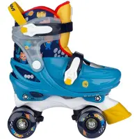 Nijdam Rolschaatsen Verstelbaar - Exclusive Space x - Blauw - Maat 29-32