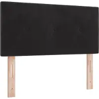 vidaXL Hoofdbord Zwart 100 cm Fluweel