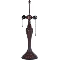 Clayre & Eef Lampenvoet tafellamp tiffany Ø 17x60 cm kunststof lampvoet