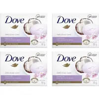 Dove Zeep – Coconut 4 x 90 gr (12 stuks).