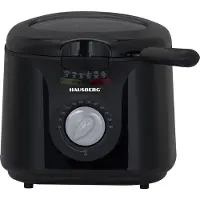 Hausberg HB-1331NG Elektrische Friteuse 2,5 L | 1450 W Vermogen | Instelbare Thermostaat & Veilig Frituren – Compacte Frietpan Voor Snack- & Gezinsporties