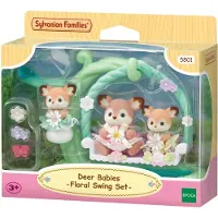 Sylvanian Families - Deer Baby's Floral Swing Set - 5801 - - OneSize - Speelgoedfiguren