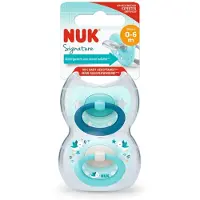 Nuk Classic Signature Siliconen Speen 0-6m - 2 st