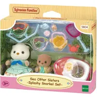 Sylvanian Families 5804 Zeeotter zussen- Splashy Snorkel set