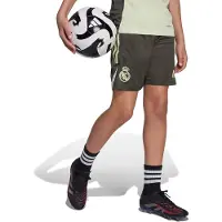 Adidas Real Madrid Trainingsbroekje 2025-2026 Kids Grijs Lichtgroen