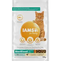 IAMS Kattenbrokken For Vitality Sterilised Adult Kip 10 Kg