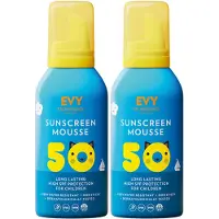 EVY Sunscreen Mousse SPF 50 KIDS Face and Body Zonnecrème 150 ml