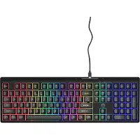 Qware Philadelphia Bedraad Gamingtoetsenbord Zwart
