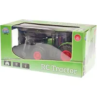 Kids Globe rc tractor 2.4ghz met licht en frontlader 27cm groen |
