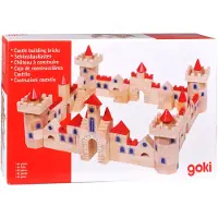 Goki Bouwdoos - Kasteel - 41,5X25,5X6Cm - 148 Delen - 3 Jaar