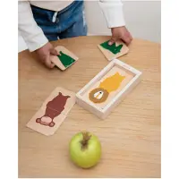 Trixie Houten Combo dierenpuzzel - Eerste speelgoed baby - vanaf 1 Jaar - Educatief - Voor Jongens & Meisjes