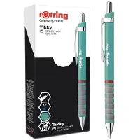 Rotring Tikky III Balpen - Turkoois, Blauwe Inkt
