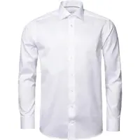 Eton overhemd contemporary fit wit signature twill katoen