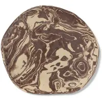 Ferm Living Dinerbord Ryu Sand/Brown 34 cm