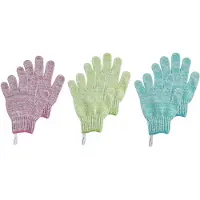 Ecotools Exfoliërende Bad- & Douchehandschoenen Groen 1 St Handschoenen