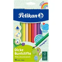 Pelikan Kleurpotloden Kleurenassortiment Dick BSD12DN 12 Stuks