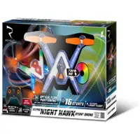 Syma RC Drone met Verlichting - Afstandsbestuurbare Night Hawk PRO Stuntdrone met 16 Stunts en Anti-Drift-Sensor - Syma Beginnersdrone voor Kinderen -Met Automatische Landing - USB-Oplaadbaar